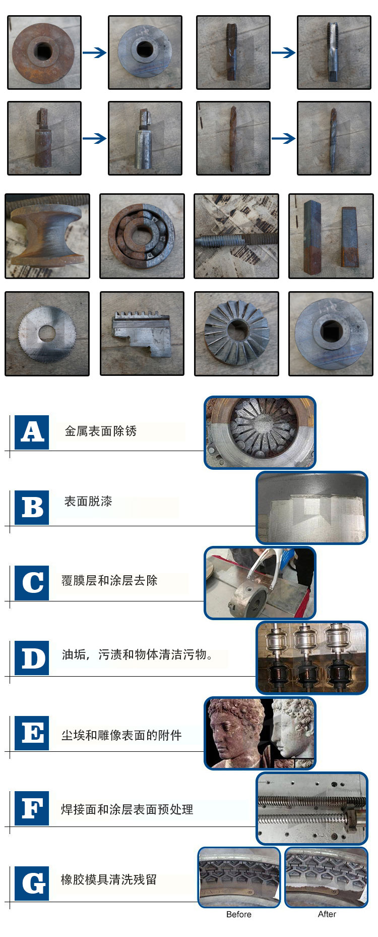 领秀激光手持式激光清洗除锈机