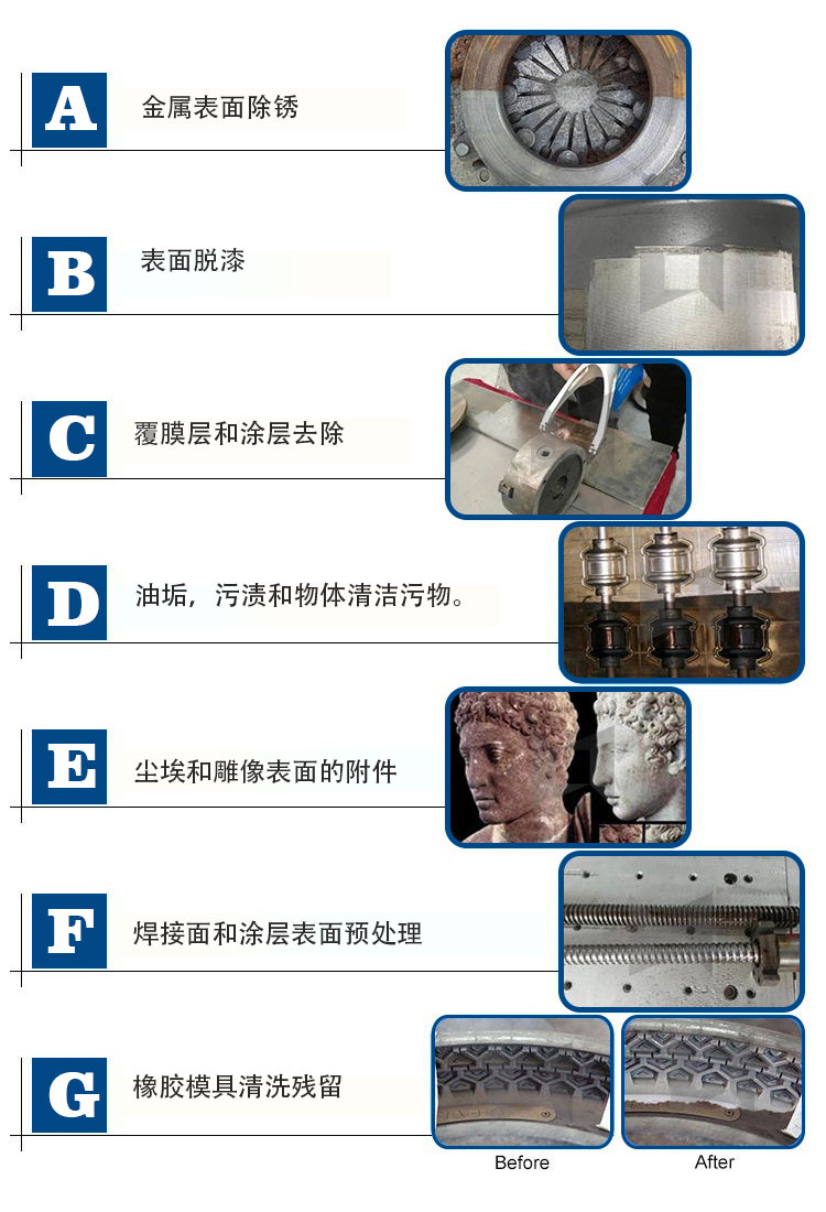 领秀激光低功率便携式激光清洗除锈机50W