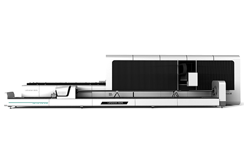 大包围交换平台式金属板 圆方管光纤激光切割机LXF1530R