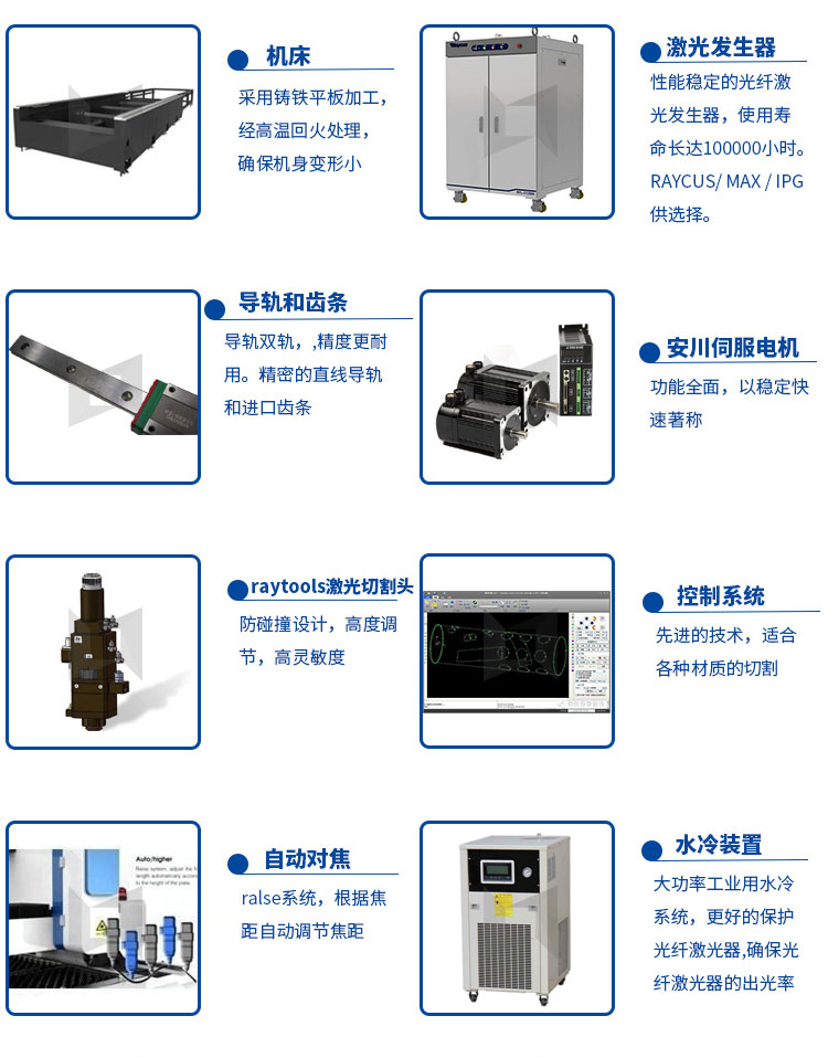 领秀激光光纤激光切管机LXF6020T部件